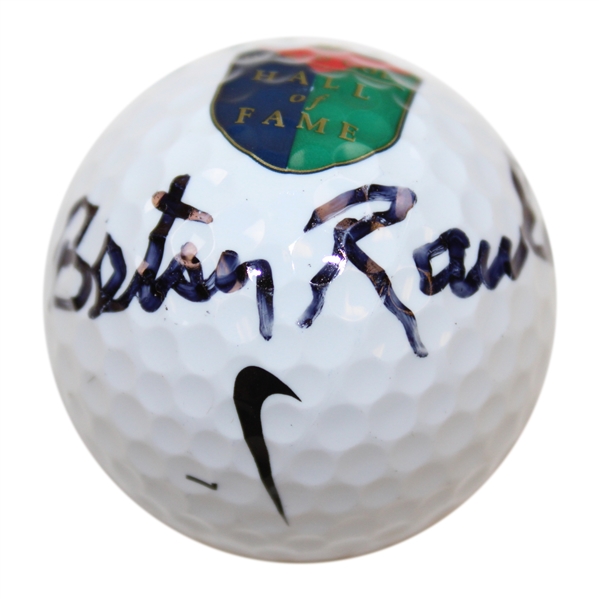Betsy Rawls Signed World Golf Hall of Fame Logo Golf Ball JSA #I44656