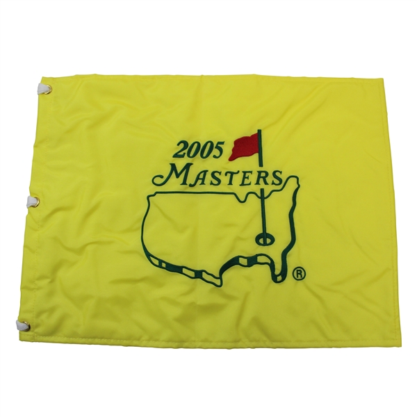 2005 Masters Embroidered Flag - Tiger Woods Winner - Jacks Final