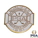 1951 PGA Championship at Oakmont CC Contestant Badge - Sam Snead Winner