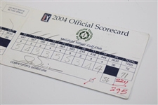 Jack Nicklaus' Final Cut Made Final Rd Official Competitor Scorecard - 2004 The Memorial Tournament