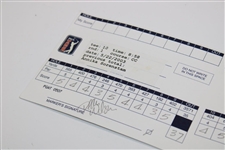 Annika Sorenstam's First Woman in 50yrs To Play PGA Tour Event Rd 1 Official Scorecard - 2003 Colonial