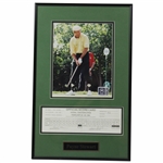 Payne Stewart Signed & Used Doral-Eastern Open Scorecard w/Photo - Framed JSA ALOA