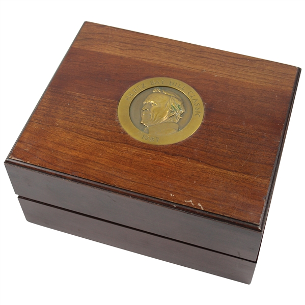 1987 Hertz Bay Hill Classic Arnold Palmer Medallion Box
