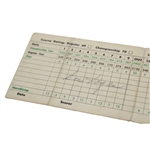 Ben Hogan Signed Classic Shady Oaks Country Club Scorecard - Home Course JSA ALOA