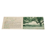 Ben Hogan Signed Classic Shady Oaks Country Club Scorecard - Home Course JSA ALOA