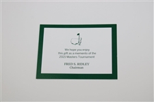 2021 Augusta National Ltd Ed Employee Masters Gift Tiffany & Co Beautification Bowl in Box w/Card