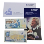 Jack Nicklaus & Old Tom Morris RBS 5lb Commemorative Banknotes
