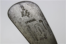 F.O./R.T.J. Tom Stewart Maker St. Andrews Special Hand Forged 2 Iron w/Jack Hagen Shaft Stamp