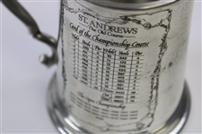 St. Andrews 'The Old Course' Pewter Golf Tankard - Made in England
