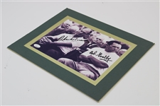 Roberto de Vicenzo & Bob Goalby Dual Signed 1968 Masters Photo - Matted JSA #II53199