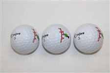 Golfoholics Green Unused Hat with Three (3) Golfoholics Logo Golf Balls