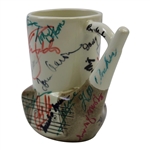 Nicklaus, Snead, Wall, Palmer & other Masters Champs Signed 1966 Art Deco Golf Club Head/Cup JSA ALOA
