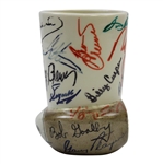 Nicklaus, Snead, Wall, Palmer & other Masters Champs Signed 1966 Art Deco Golf Club Head/Cup JSA ALOA