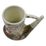 Nicklaus, Snead, Wall, Palmer & other Masters Champs Signed 1966 Art Deco Golf Club Head/Cup JSA ALOA