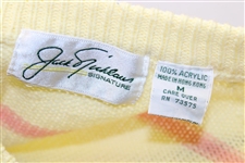 Chi-Chi Rodriguez's Personal V-Neck Long Sleeve Size M Jack Nicklaus Sweater with Toyota Sponsor