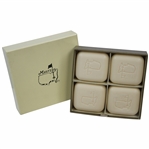 Masters Box of Four (4) Masters Logo Cream Colored Soap Bars - Unused in Original Box