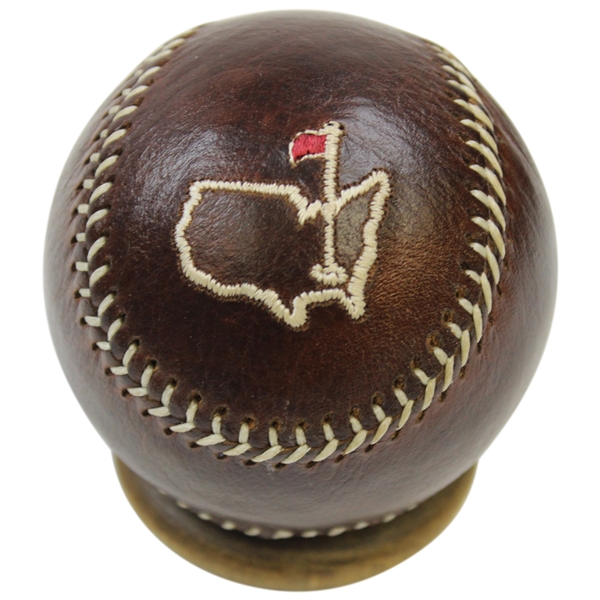 Masters Limited Edition Berckmans Links & Kings Leather Baseball in Drawstring Pouch with Stand