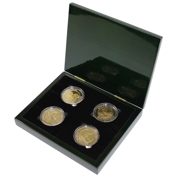 Arnold Palmer Ltd Ed Masters Commemorative Coins Set in Original Emerald Box with COA #733/750