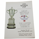 Tiger Woods & others Signed 1995 Walker Cup Official Program JSA FULL #XX58694