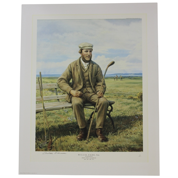 Arthur Weaver Signed Ltd Ed Willie Park, Sr. Print 8/650 - Copyright 1988 Mort Olman