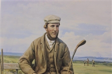 Arthur Weaver Signed Ltd Ed 'Willie Park, Sr.' Print 8/650 - Copyright 1988 Mort Olman