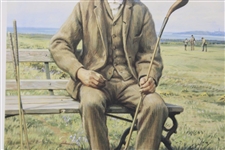 Arthur Weaver Signed Ltd Ed 'Willie Park, Sr.' Print 8/650 - Copyright 1988 Mort Olman