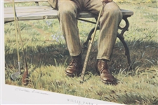 Arthur Weaver Signed Ltd Ed 'Willie Park, Sr.' Print 8/650 - Copyright 1988 Mort Olman