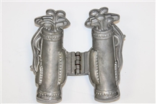 Circa 1910 Set of Three Ice Cream/Butter/Chocolate Pewter Molds