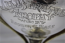 Large Derby Silver Plate Co. Golf Illustrated Trophy Won by Arthur C. Bass