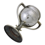 Large Derby Silver Plate Co. Golf Illustrated Trophy Won by Arthur C. Bass