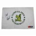 Matthew Fitzpatrick Signed 2022 US Open at The Country Club Flag JSA #AH61379