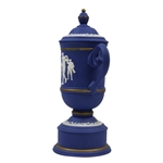 Riverside Golf Course Blue Trophy with Lid