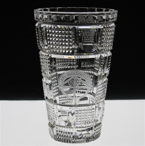 1985 President Cup Winner Lake Arrowhead Country Club Crystal Trophy