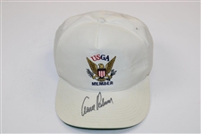 Arnold Palmer Signed USGA Member Hat w/2000 GTE Classic Championship Badge JSA ALOA