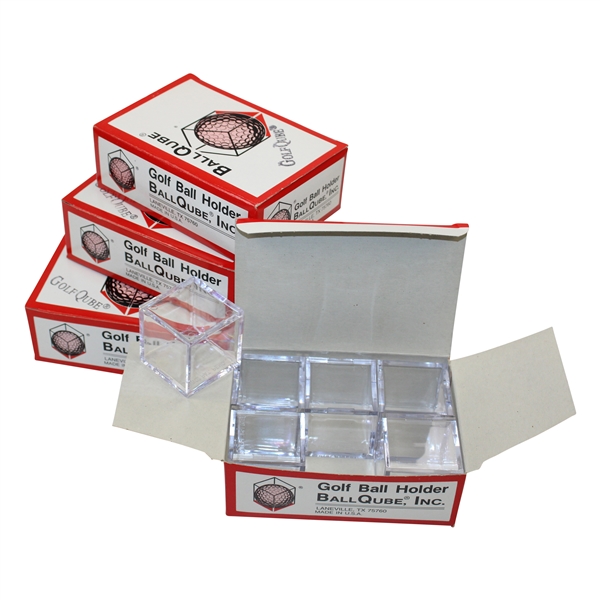 Four (4) Boxes of Golf Ball Cubes - Brand New in Boxes - 6 Per Box (24 Total)