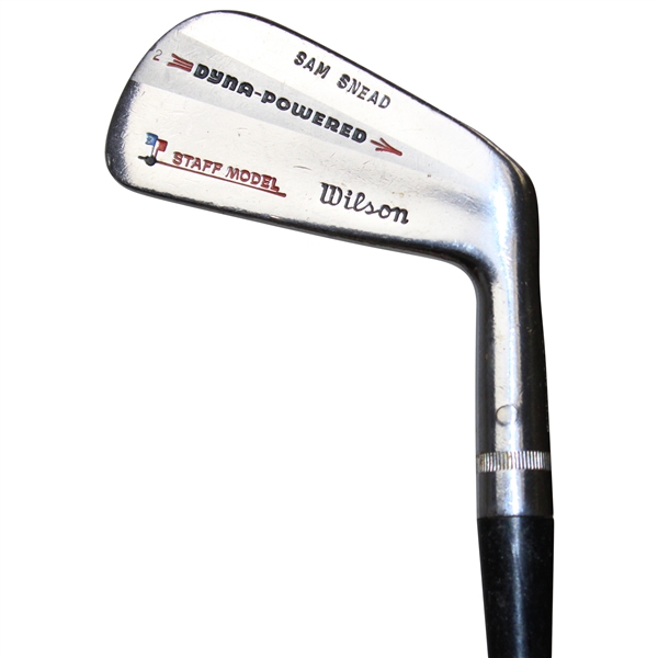 Sam Sneads Wilson 1957 Staff Model Sam Snead Dynapowered 2 Iron w/Family Letter