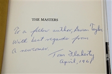 Author Tom Flaherty Signed 1961 1st Ed. 'The Masters' to Fellow ANGC Author Dawson Taylor