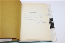 Author Tom Flaherty Signed 1961 1st Ed. 'The Masters' to Fellow ANGC Author Dawson Taylor