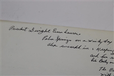 Dwight Eisenhower Swinging Club As Captured In Photo By Alex Morrison