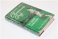 Gene Sarazen Signed 1950 'Thirty Years of Championship Golf' 1st Ed. Book JSA ALOA