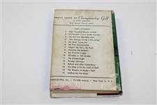 Gene Sarazen Signed 1950 'Thirty Years of Championship Golf' 1st Ed. Book JSA ALOA