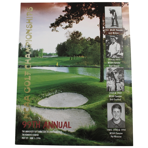 1996 NCAA Championship Official Program - Tigers Only NCAA Championship Win