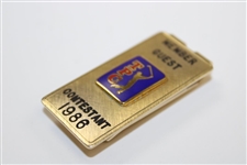 1986 TPC Contestant Member Guest Badge/Clip