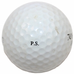 Payne Stewart Personal Top Flite Z-Balata Ball with Initials P.S. 