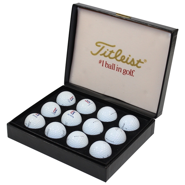 Classic Dozen Titleist Pro V1 Balls with TPC Logos in Display Box 