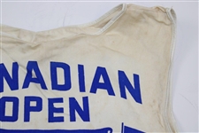 1964 Canadian Open Caddy Bib with Scorecard & Caddie Badge #98