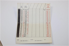 1964 Canadian Open Caddy Bib with Scorecard & Caddie Badge #98