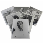 Jones, Little, Woosnam, Jacklin, Furgal & Seve B&W Close Up Photos - Major Champions