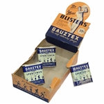 Gauztex Tape Cardboard Countertop Display Box w/3 Unused Gauztex Tins