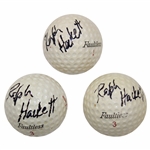 Three (3) Trevino Caddy Ralph Hackett Signed Trevino MVP Logo Golf Balls w/97-01 